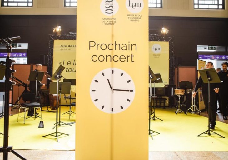 Le hall historique de Cornavin enveloppé de musique